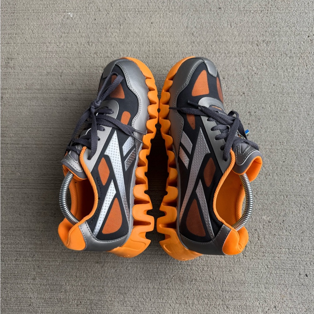 Reebok Zig Pulse Composite Toe Work Shoes Orange Silver RB322 Womens Size 10 M - Picture 3 of 11